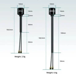 Antenne Flywoo Dual 2.4/5.8GHz Pour DJI O3 -Boutique D'Experts En Drones antenne flywoo dual 2458ghz pour dji o3 4