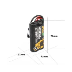 Batterie Li-ion Auline 21700 2S 4800mAh 1C -Boutique D'Experts En Drones batterie li ion auline 21700 2s 4800mah 1c 3