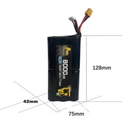 Batterie Li-ion Auline 21700 A45 6S 8000mAh 1C 90A -Boutique D'Experts En Drones batterie li ion auline 21700 a45 6s 8000mah 1c 90a 2