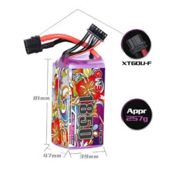 Batterie LiHV GaoNeng GNB 6S 1850mAh 120C -Boutique D'Experts En Drones batterie lihv gaoneng gnb 6s 1850mah 120c 2