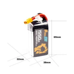 Batterie LiPo Auline EX 4S 1550mAh 120C -Boutique D'Experts En Drones batterie lipo auline ex 4s 1550mah 120c 6