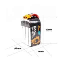 Batterie LiPo Auline EX 6S 1550mAh 120C -Boutique D'Experts En Drones batterie lipo auline ex 6s 1550mah 120c 4