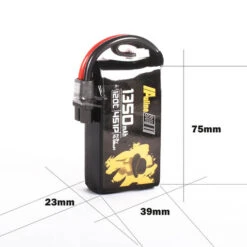 Batterie LiPo Auline SR 4S 1350mAh 120C -Boutique D'Experts En Drones batterie lipo auline sr 4s 1350mah 120c 3