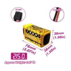 Batterie LiPo CNHL Pizza Pro Series 6S 1350mAh 150C -Boutique D'Experts En Drones batterie lipo cnhl pizza pro series 6s 1350mah 150c 5