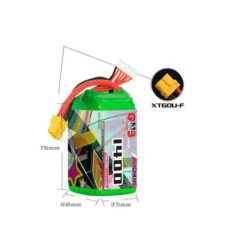 Batterie LiPo GaoNeng GNB 6S 1400mAh 120C -Boutique D'Experts En Drones batterie lipo gaoneng gnb 6s 1400mah 120c 4