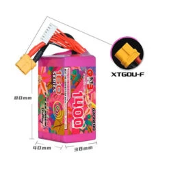 Batterie LiPo GaoNeng GNB 6S 1400mAh 160C -Boutique D'Experts En Drones batterie lipo gaoneng gnb 6s 1400mah 160c 3