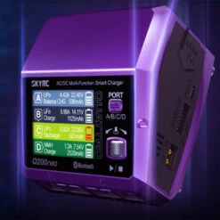 Chargeur SkyRC Q200 Neo Quattro AC/DC (AC 200W DC 400W) -Boutique D'Experts En Drones chargeur skyrc q200 neo quattro acdc ac 200w dc 400w 5