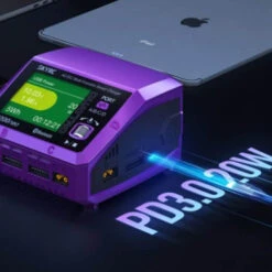 Chargeur SkyRC Q200 Neo Quattro AC/DC (AC 200W DC 400W) -Boutique D'Experts En Drones chargeur skyrc q200 neo quattro acdc ac 200w dc 400w 6