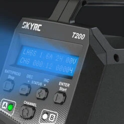 Chargeur SkyRC T200 Duo AC/DC Charger (2x100w) -Boutique D'Experts En Drones chargeur skyrc t200 duo acdc charger 2x100w 3