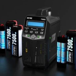 Chargeur T400Q Quattro AC/DC (4x 100W) - SkyRC -Boutique D'Experts En Drones chargeur t400q quattro acdc 4x 100w skyrc 4