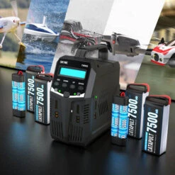 Chargeur T400Q Quattro AC/DC (4x 100W) - SkyRC -Boutique D'Experts En Drones chargeur t400q quattro acdc 4x 100w skyrc 7
