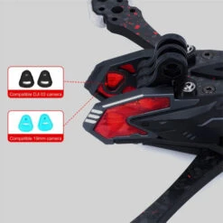 Châssis AxisFlying Manta 5 PRO Squashed X -Boutique D'Experts En Drones chassis axisflying manta 5 pro squashed x 6