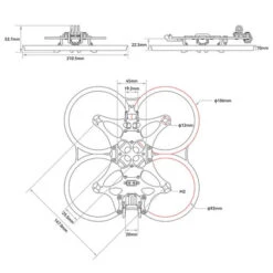 Châssis BetaFPV Pavo 35 Brushless Whoop -Boutique D'Experts En Drones chassis betafpv pavo 35 brushless whoop 3