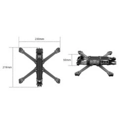 Châssis GEPRC GEP-Vapor-X6 -Boutique D'Experts En Drones chassis geprc gep vapor x6 9