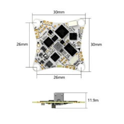 Contrôleur De Vol AIO Flywoo Goku F405 ERVT 5A 1S ICM42688P Avec ELRS & VTx -Boutique D'Experts En Drones controleur de vol aio flywoo goku f405 ervt 5a 1s icm42688p avec elrs vtx 3