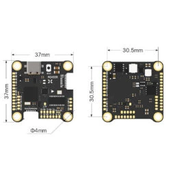 Contrôleur De Vol Foxeer H743 8S MPU6000 -Boutique D'Experts En Drones controleur de vol foxeer h743 5