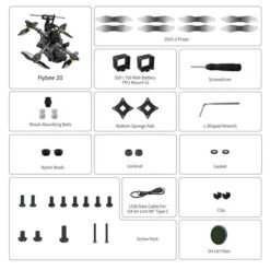 Drone Flywoo Flybee 20 DJI O4 HD 2S -Boutique D'Experts En Drones drone flywoo flybee 20 dji o4 hd 2s 6