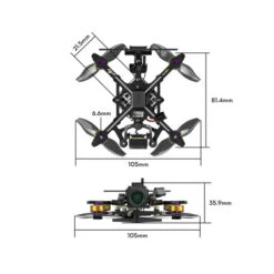 Drone Flywoo Flybee 20 DJI O4 HD 2S -Boutique D'Experts En Drones drone flywoo flybee 20 dji o4 hd 2s 7