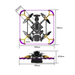 Drone Flywoo Flytimes 85 DJI O4 Pro HD 2S -Boutique D'Experts En Drones drone flywoo flytimes 85 dji o4 pro hd 2s 3
