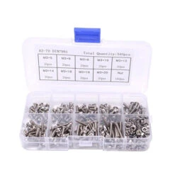 Kit 340 Vis Et écrous M3 LemonFPV à Tête Ronde En Acier Inoxydable