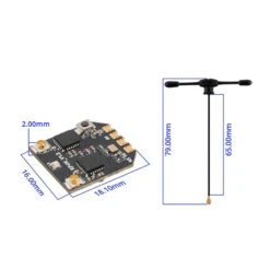 Récepteur RadioMaster Mini True Diversity RP4TD-M ELRS 2.4GHz -Boutique D'Experts En Drones module elrs 24ghz radiomaster pour radiocommandes zorro tx12 mark ii pocket 9