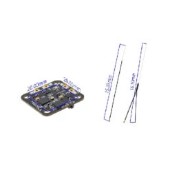 Récepteur RadioMaster DBR4 Dual Band Xross Gemini ELRS 2.4GHz/900MHz -Boutique D'Experts En Drones recepteur radiomaster dbr4 dual band xross gemini elrs 24ghz900mhz 8