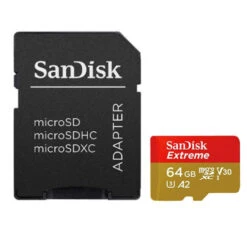 SanDisk 64Go Extreme - Carte Mémoire MicroSDXC™ -Boutique D'Experts En Drones sandisk 64gb microsdxc extreme actioncam 2