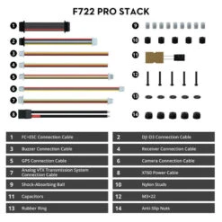 Stack Flywoo F722 Pro V2 55A BLS (30x30) MPU6000 -Boutique D'Experts En Drones stack flywoo f722 pro v2 55a bls 30x30 mpu6000 4