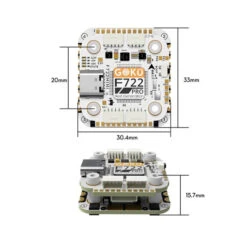 Stack Flywoo Goku F722 Pro Mini V2 45A AM32 (20x20) ICM42688 -Boutique D'Experts En Drones stack flywoo goku f722 pro mini v2 45a am32 20x20 icm42688 4