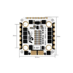 Stack Flywoo Goku F722 Pro Mini V2 45A AM32 (20x20) ICM42688 -Boutique D'Experts En Drones stack flywoo goku f722 pro mini v2 45a am32 20x20 icm42688 5