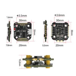 Stack SpeedyBee F405 Mini BLS 35A (20x20) ICM42688P -Boutique D'Experts En Drones stack speedybee f405 mini bls 35a 20x20 icm42688p 7